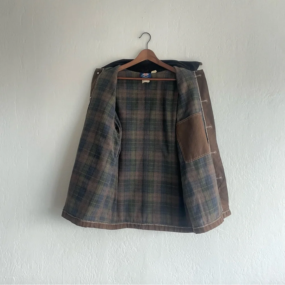 Vintage Dickies Brown Chore Coat Jacket - Picture 3 of 5